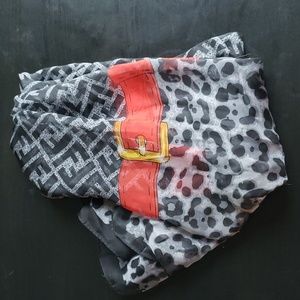 Fendi Logo Scarf